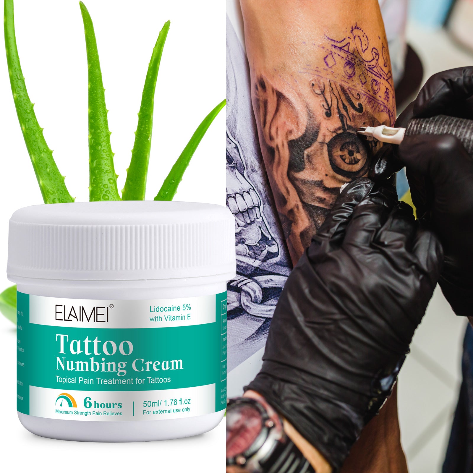 Amazon.com: Deeveeant Lidocaine Numbing Cream Tattoo Numbing [2 oz] –  Fast-Acting, Maximum Strength Numbing Cream for Tattoos, Piercing, Waxing &  Laser – [3Pk] Topical Numbing Cream w/Aloe, Tea Tree & Jojoba :