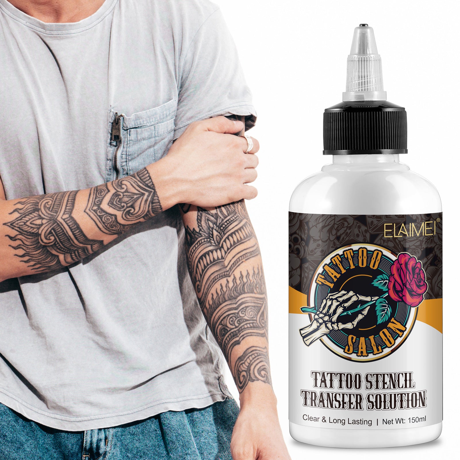Tattoo Transfer Solution Gel Soap Cool Stencil Primer Cream Stuff 30ML |  eBay